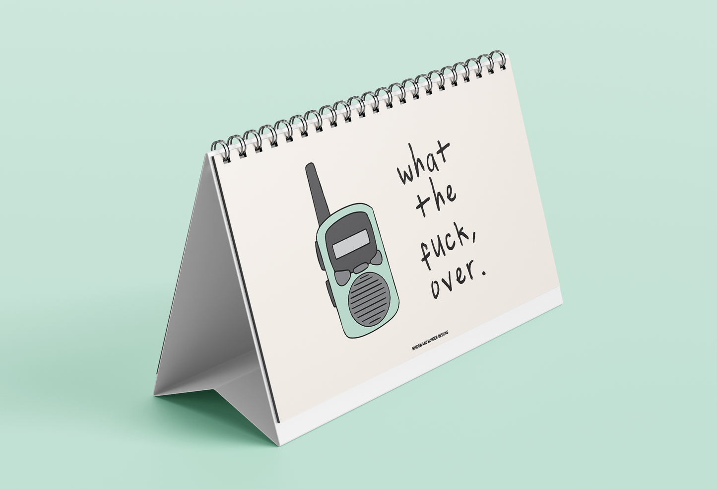 Default Title Calendar | Relatable Flip Book | My Thoughts Exactly | 26 Relatable Prints | Wisdom and Wonder Designs