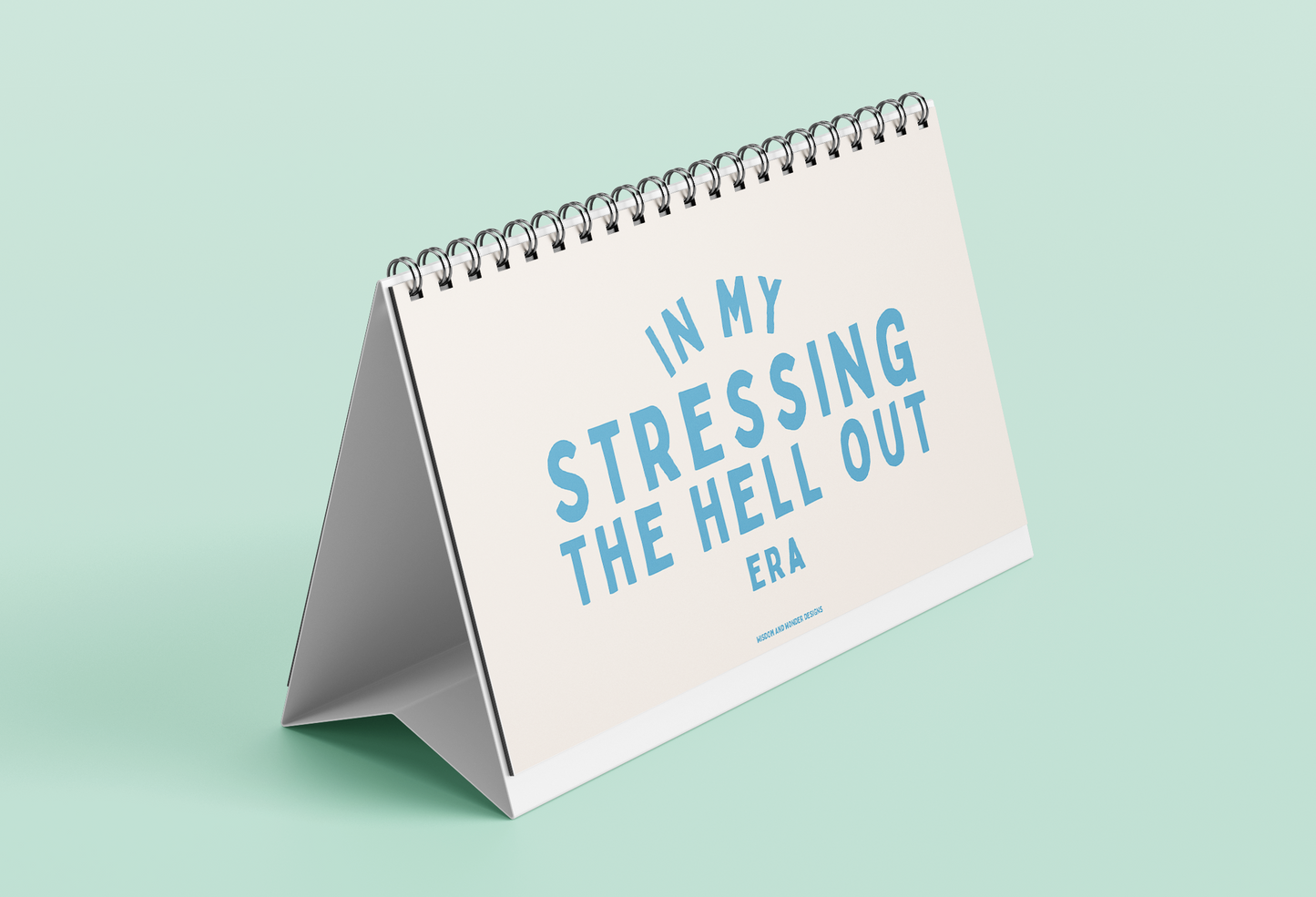 Default Title Calendar | Relatable Flip Book | My Thoughts Exactly | 26 Relatable Prints | Wisdom and Wonder Designs