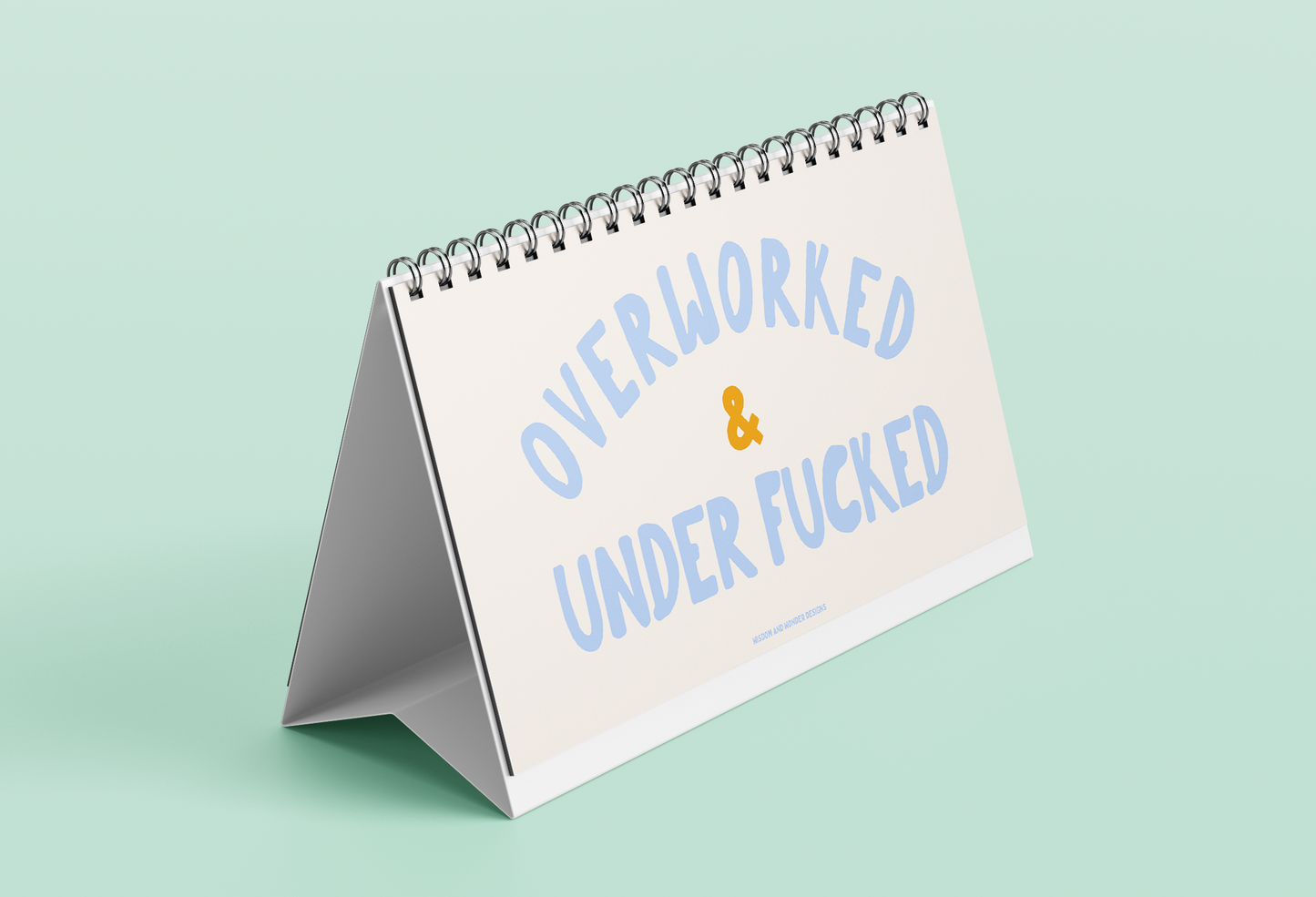 Default Title Calendar | Relatable Flip Book | My Thoughts Exactly | 26 Relatable Prints | Wisdom and Wonder Designs