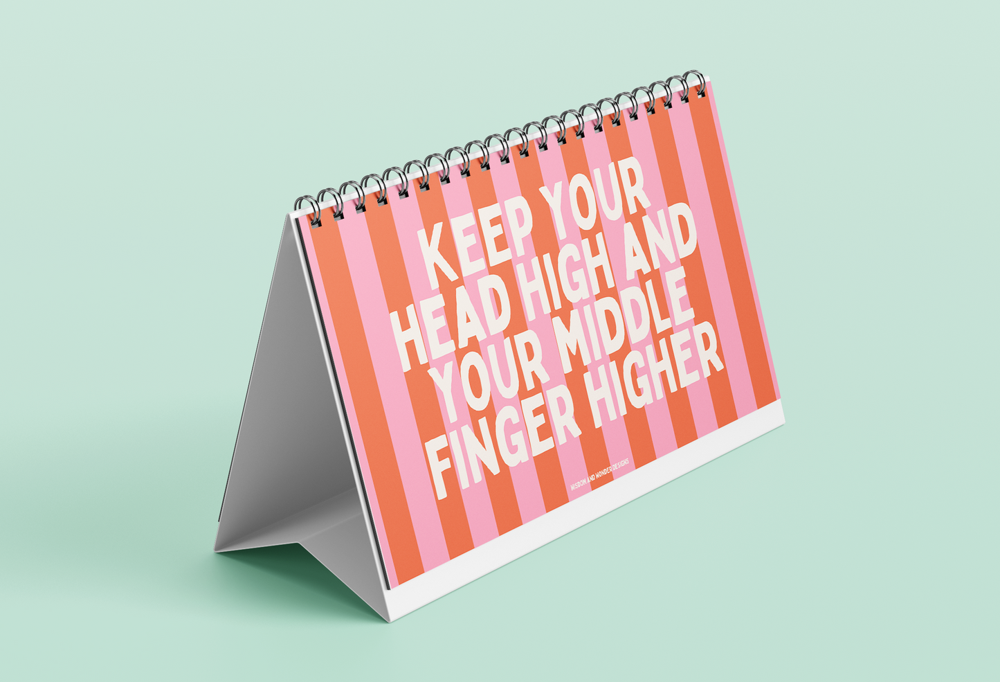 Default Title Calendar | Relatable Flip Book | My Thoughts Exactly | 26 Relatable Prints | Wisdom and Wonder Designs