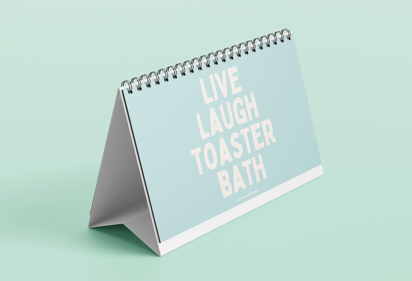 Default Title Calendar | Relatable Flip Book | My Thoughts Exactly | 26 Relatable Prints | Wisdom and Wonder Designs