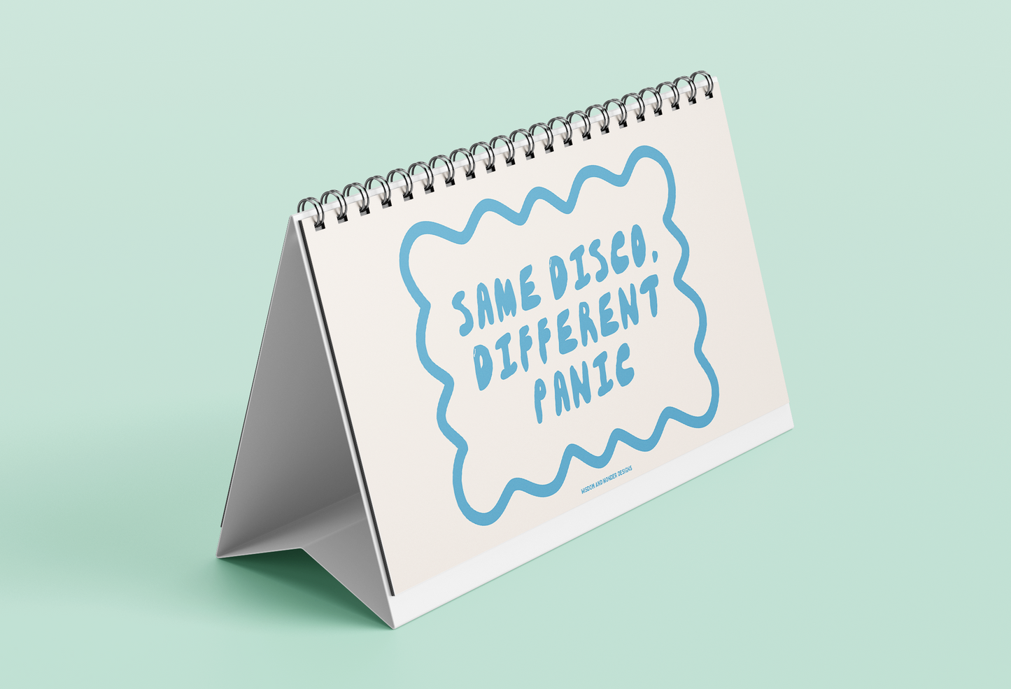 Default Title Calendar | Relatable Flip Book | My Thoughts Exactly | 26 Relatable Prints | Wisdom and Wonder Designs
