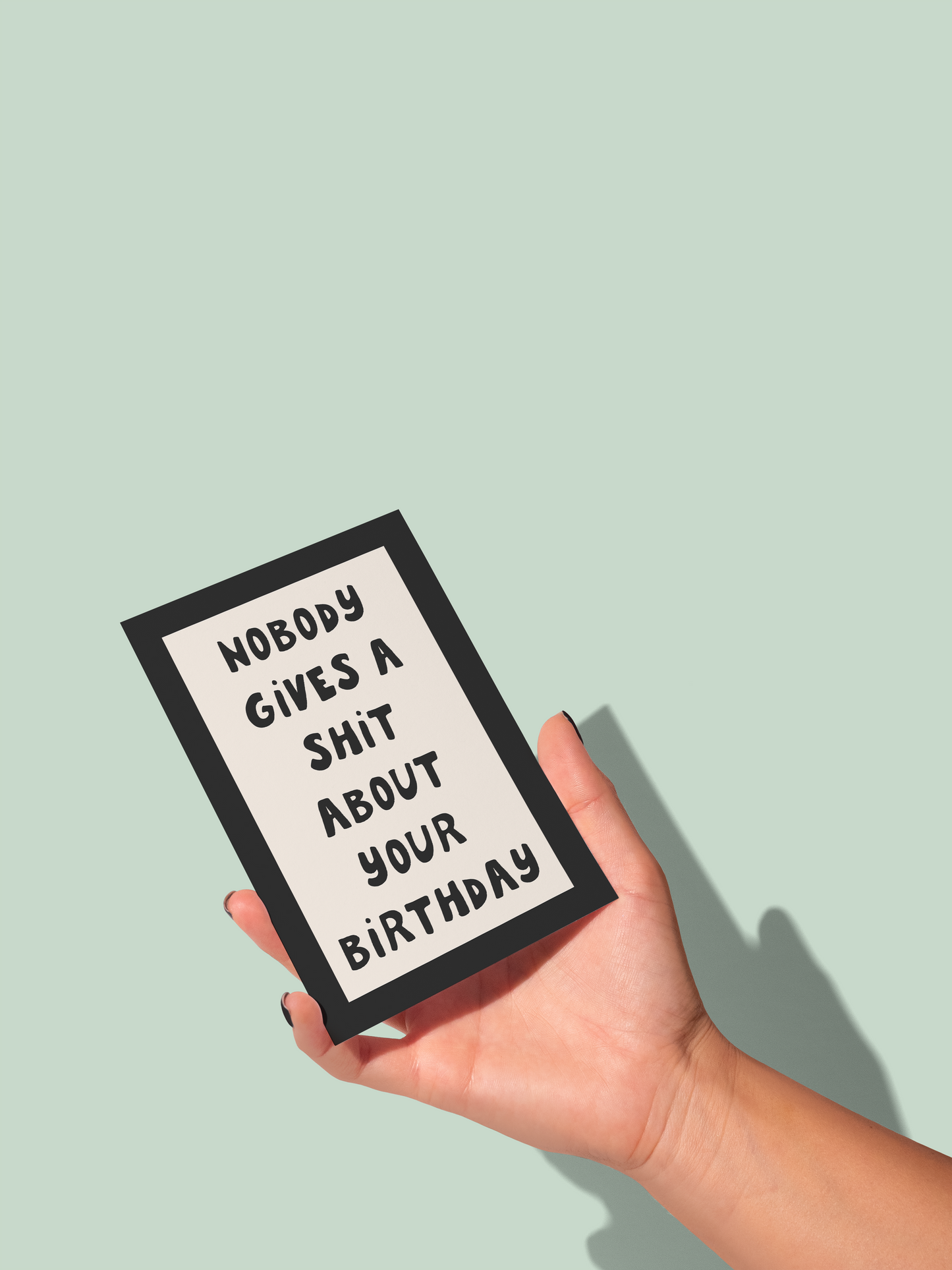 Nobody Gives a Shit | Greeting Card