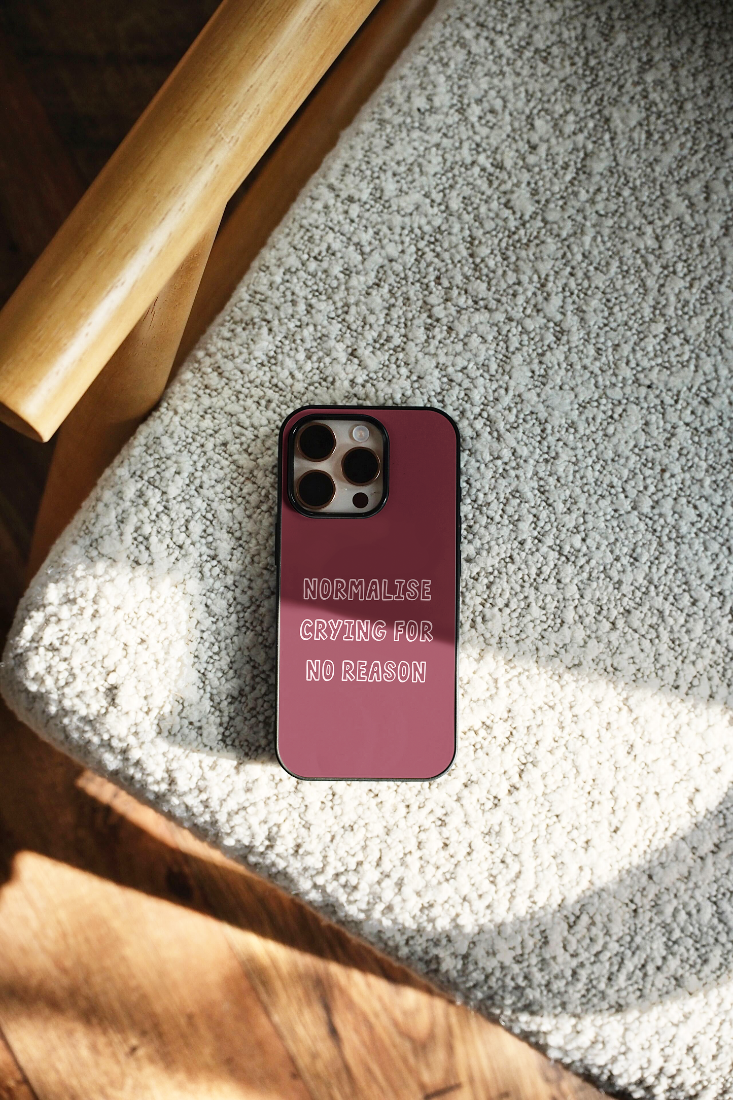 Normalise Crying For No Reason | Phone Case