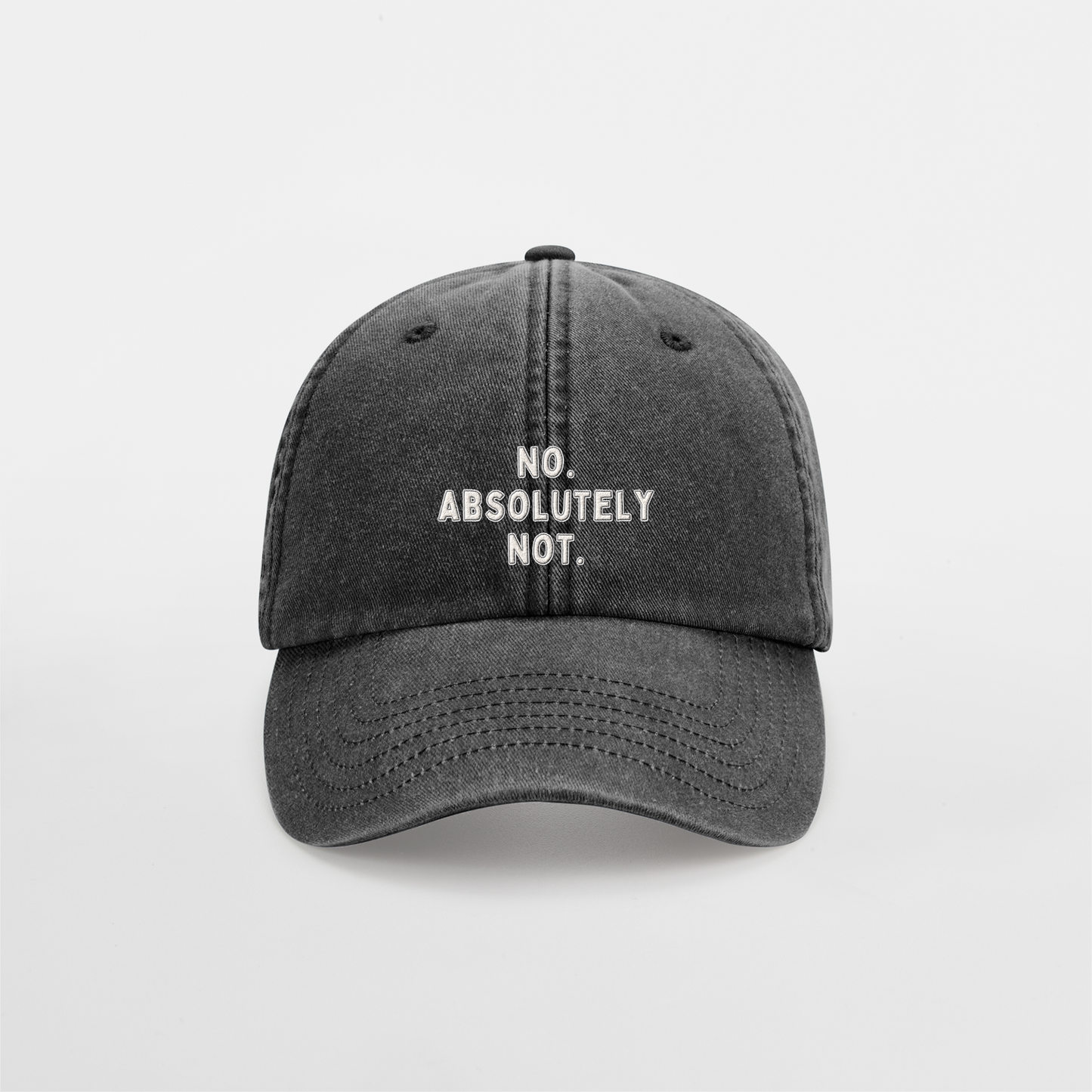 No. Absolutely Not. | Vintage Low Profile Cap