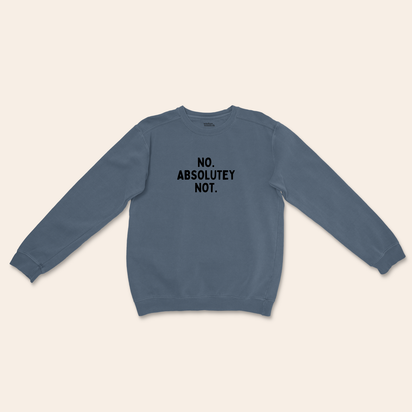 No Absolutely Not | Unisex Sweatshirt
