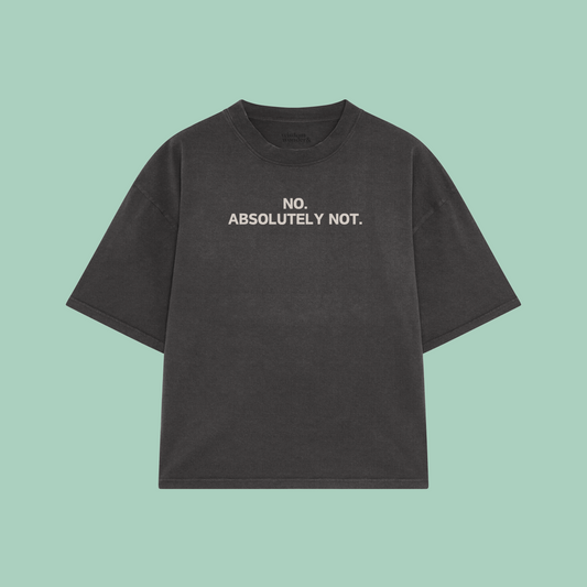 No. Absolutely Not. | Boxy T Shirt