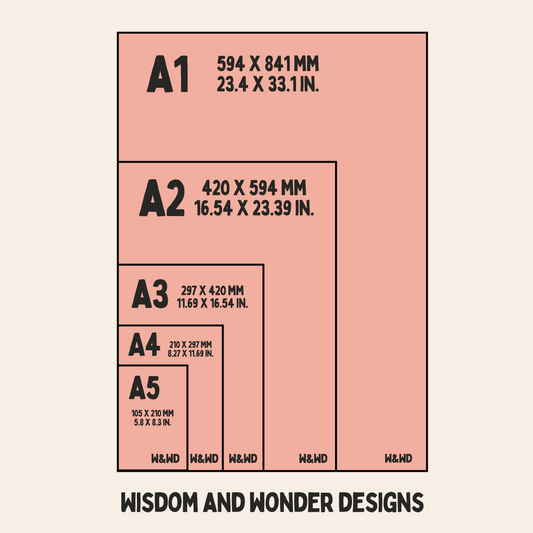 Lustre / A5 Print | The Answer Is Pepsi Max | Peach and Cream | Art Print | Wisdom and Wonder Designs