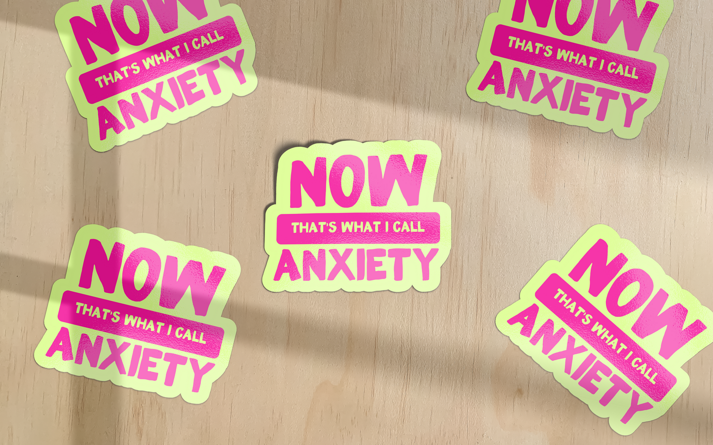 Now That's What I Call Anxiety | Sticker