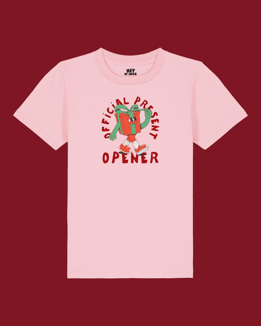 Official Present Opener | Kids Christmas T Shirt
