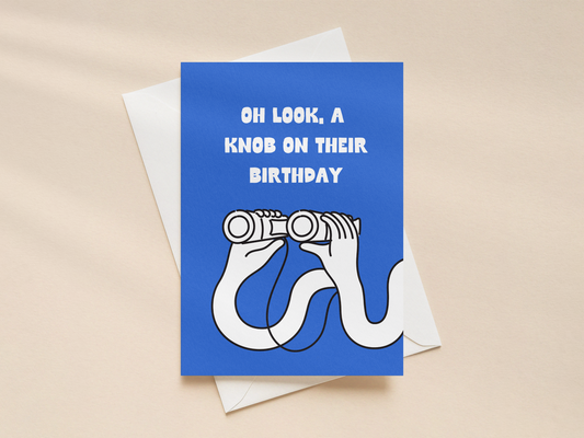 Oh Look A Knob | Greeting Card