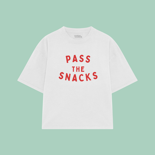 Pass The Snacks | Boxy T Shirt