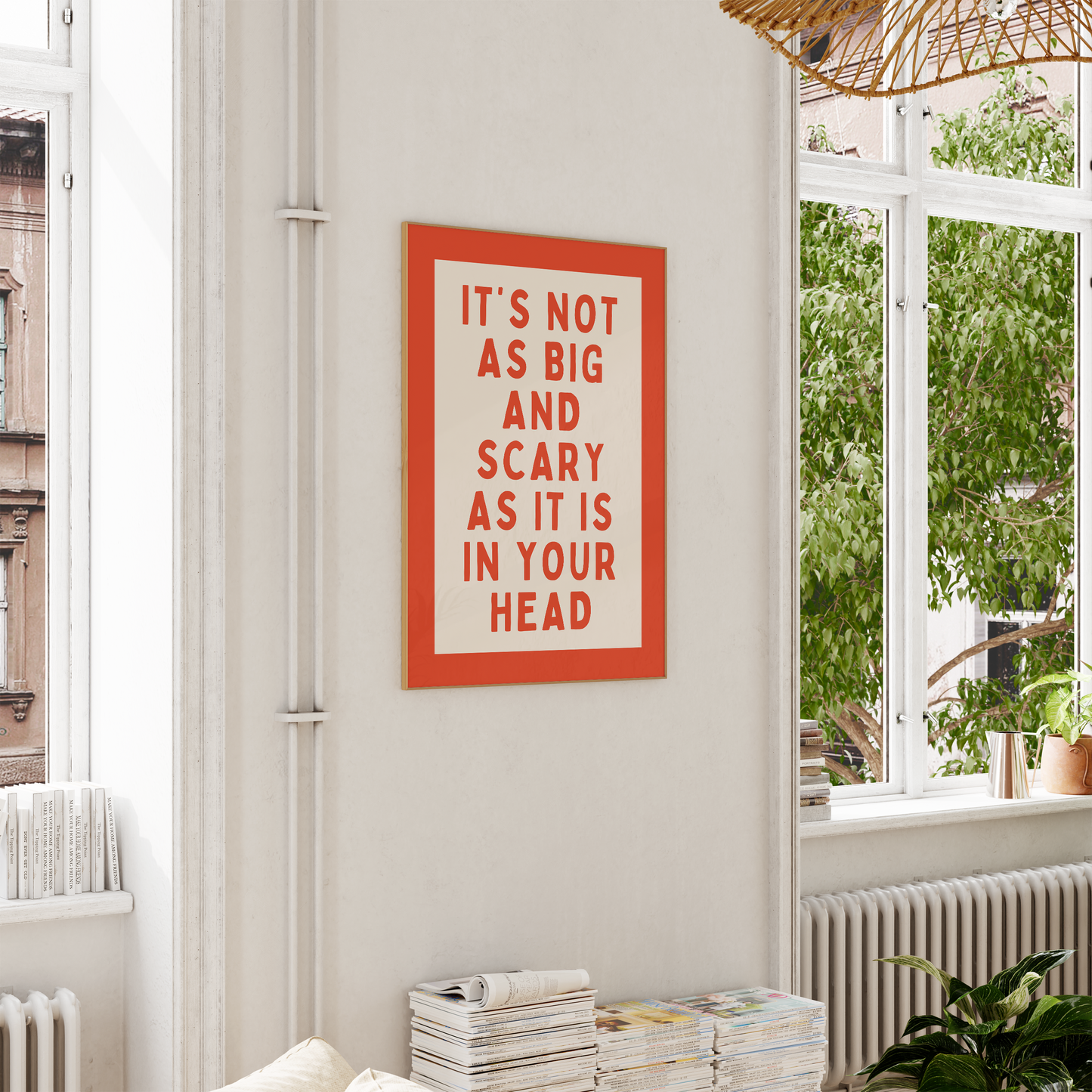 Digital Download | It's Not As Big And Scary | Red and Cream