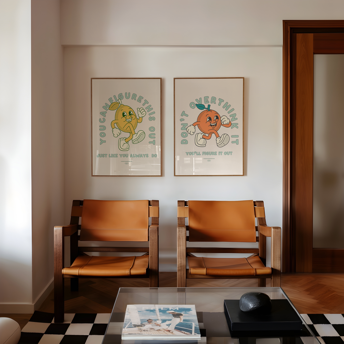 Digital Download | Don't Overthink It | Seafoam and Cream