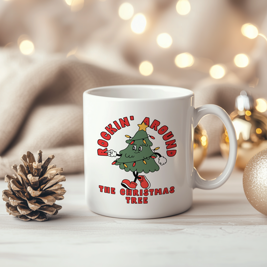 Rockin' Around The Christmas Tree | Ceramic Christmas Mug