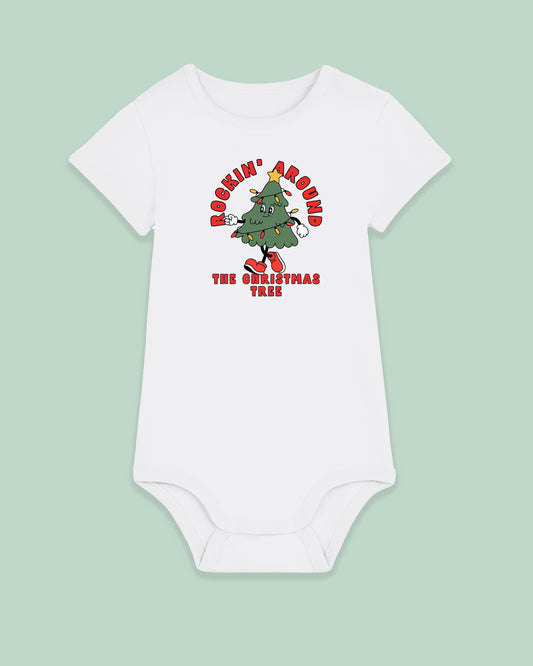 Christmas Baby Bodysuit | Rockin Around The Christmas Tree
