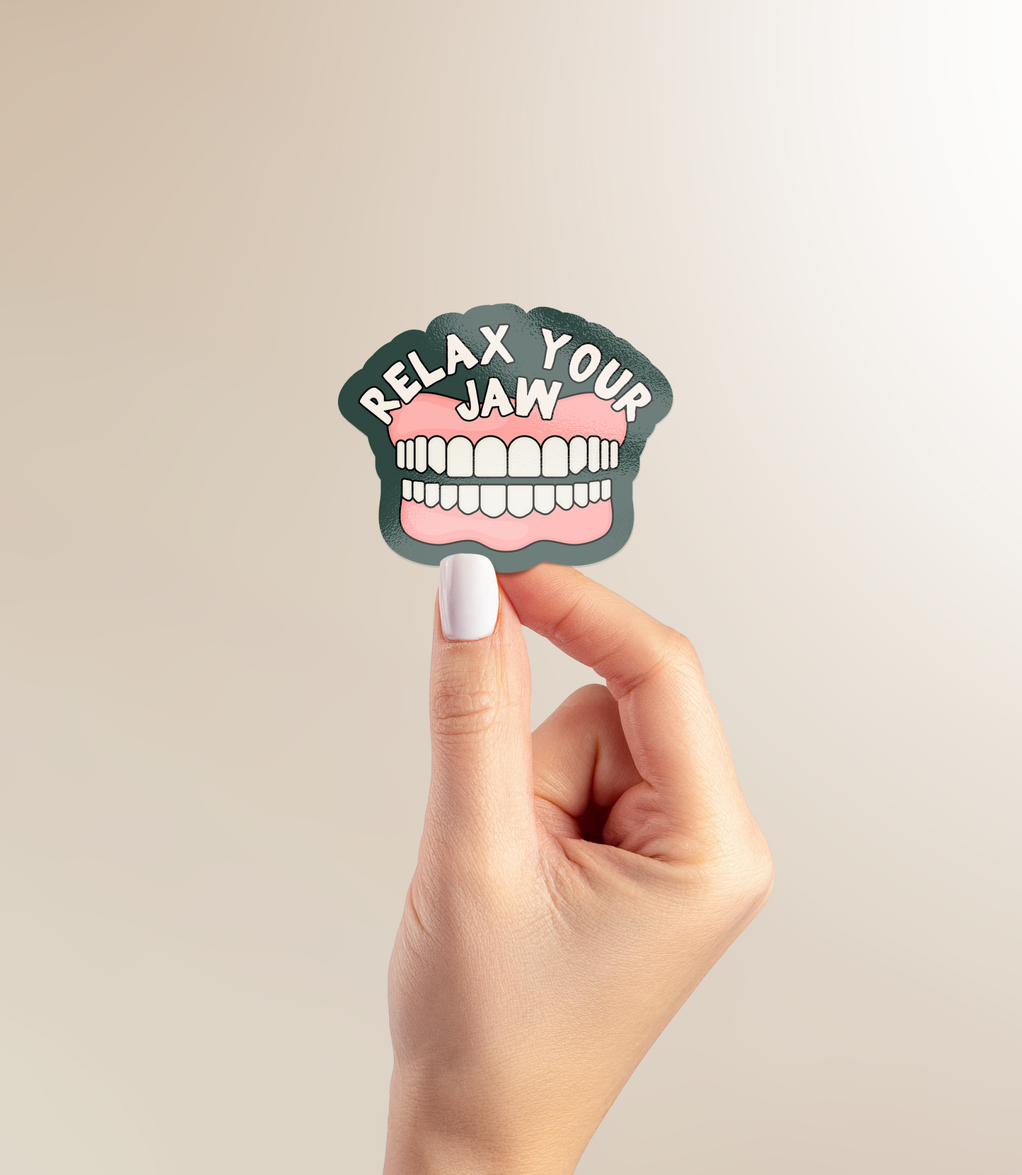 Relax Your Jaw | Sticker