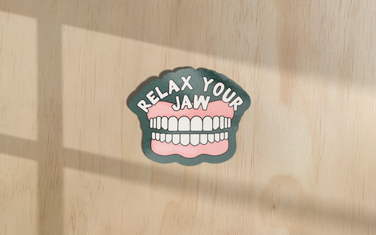 Relax Your Jaw | Sticker