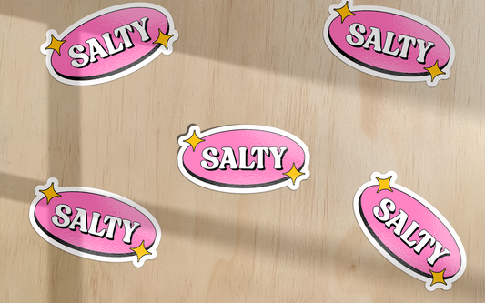 WISDOM & WONDER DESIGNS X POTS UK | Salty | Sticker