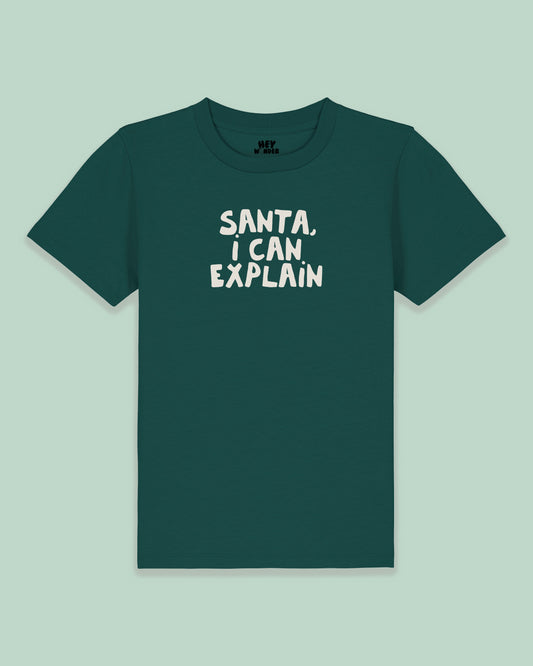 Santa, I Can Explain | Kids Christmas T Shirt