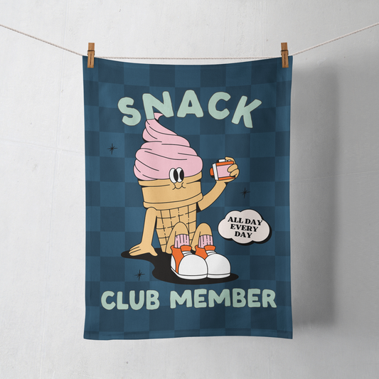 Snack Club Member | Tea Towel