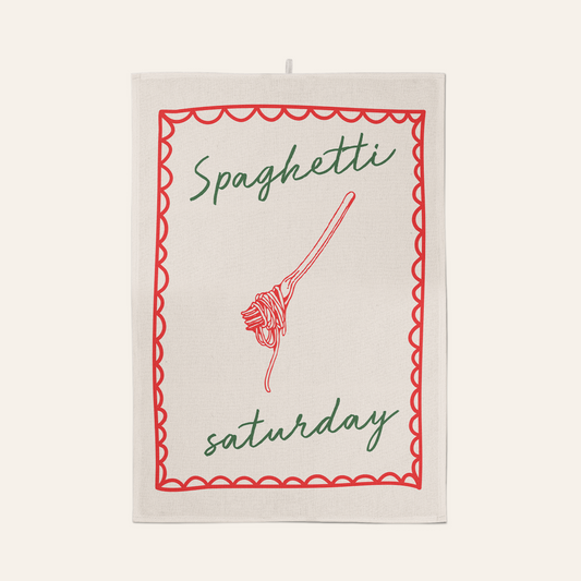 Spaghetti Saturday | Tea Towel