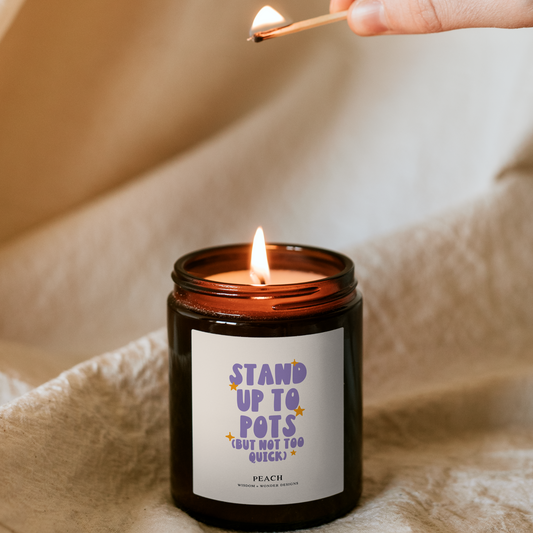WISDOM & WONDER DESIGNS X POTS UK | Stand Up To POTS | Candle