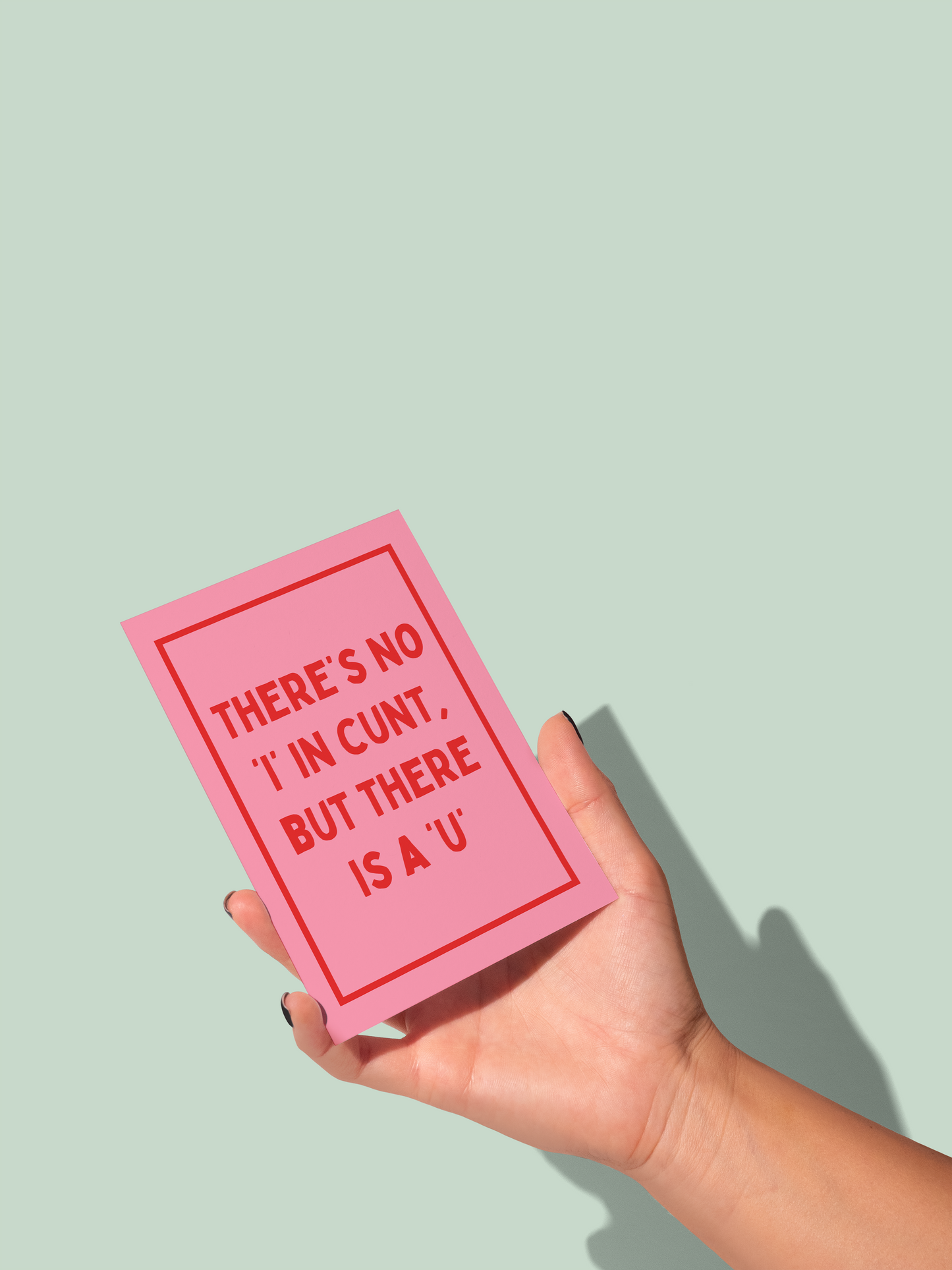 There's No I | Greeting Card