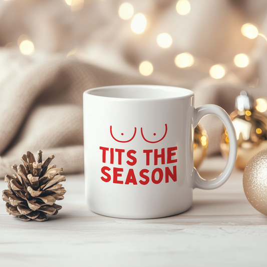 Tits The Season | Ceramic Christmas Mug