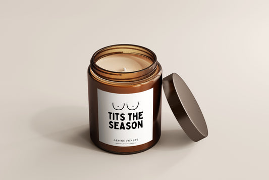 Christmas Candle | Tits The Season