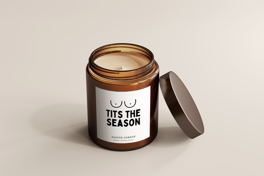 Tits The Season | Christmas Candle