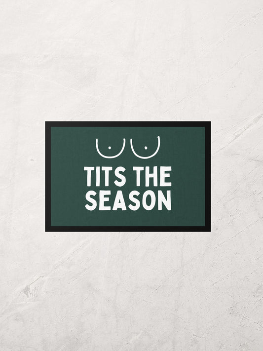 Tits The Season | Indoor Christmas Door Mat
