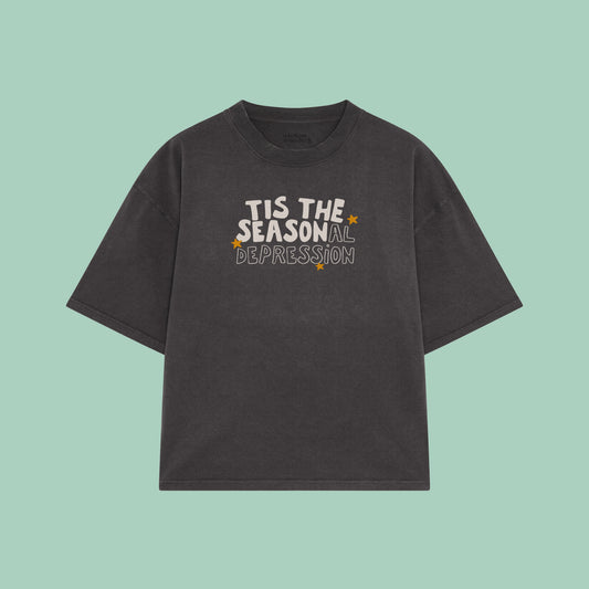 Tis The Seasonal Depression | Christmas Boxy T Shirt
