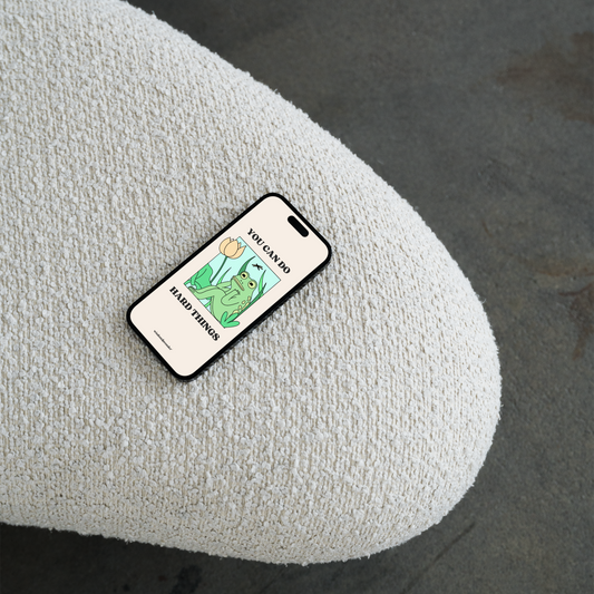 FREE | Digital Download | You Can Do Hard Things | Phone Wallpaper