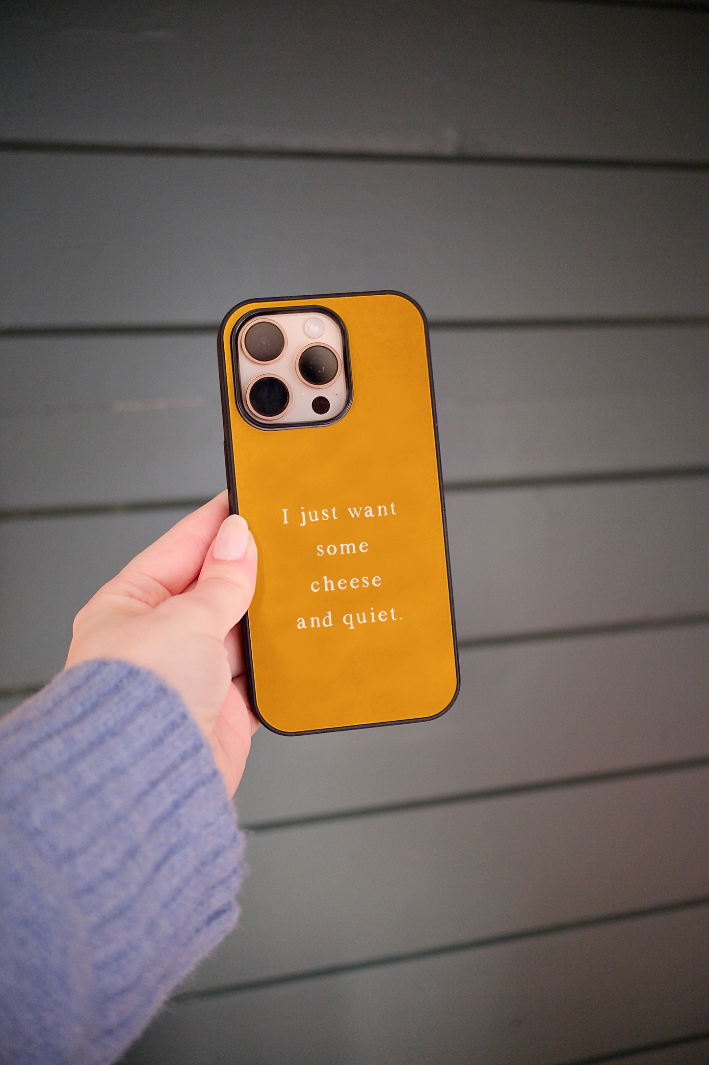 I Just Want Some Cheese And Quiet | Phone Case