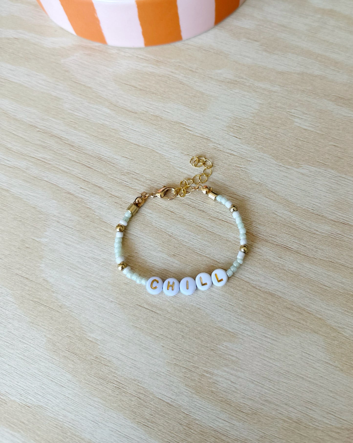 Default Title Bracelet | Chill | Peppermint Fizz | Gold | 'Not So' Friendship Bracelet | Wisdom and Wonder Designs