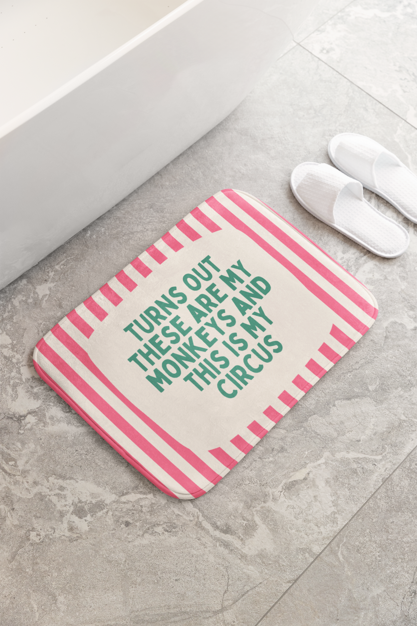 Turns Out These Are My Monkeys | Bath Mat