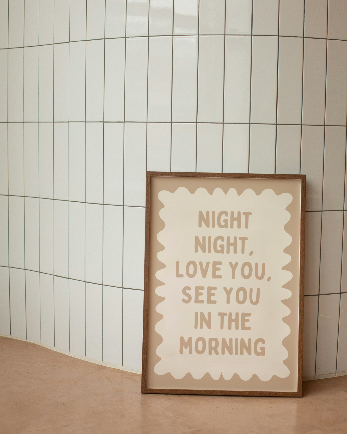 Night Night, Love You | Toast and Cream | Wall Art Print