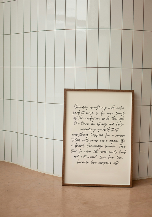 Digital Download | Some Day Everything Will Make Perfect Sense | Extended Edition | Black and Cream