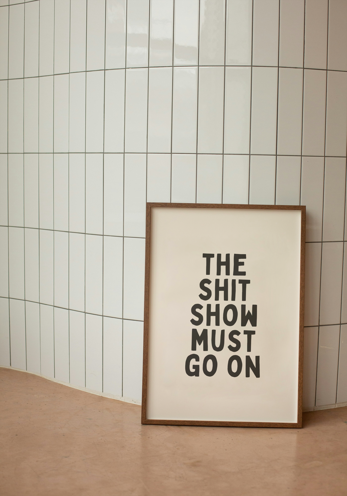 Digital Download | The Shit Show Must Go On | Black and Cream