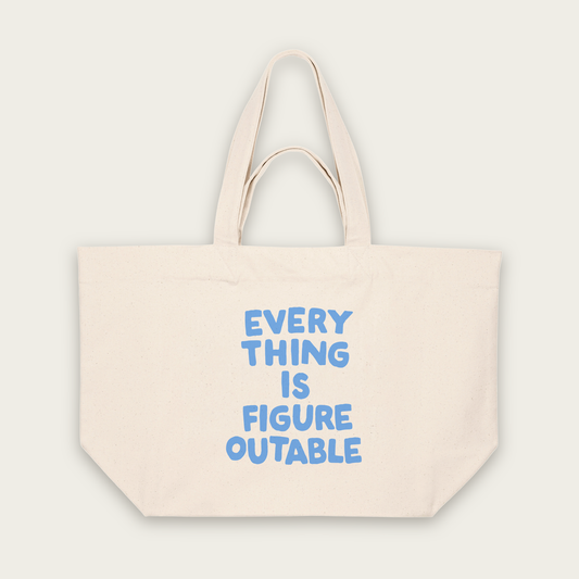Everything Is Figureoutable | Tote Bag in Natural Raw (18530_Everything-Is-Figureoutable_STAU117_Natural-Raw_Tote-Bag_Mockup.png)