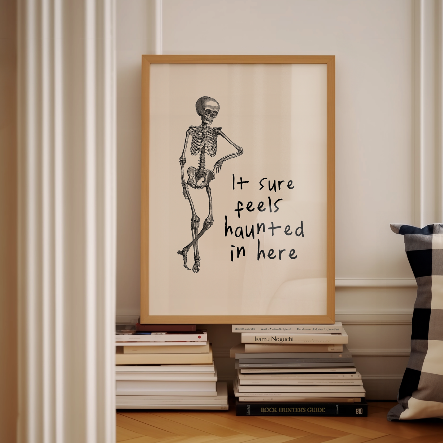 Digital Download | It Sure Feels Haunted In Here | Black and Cream