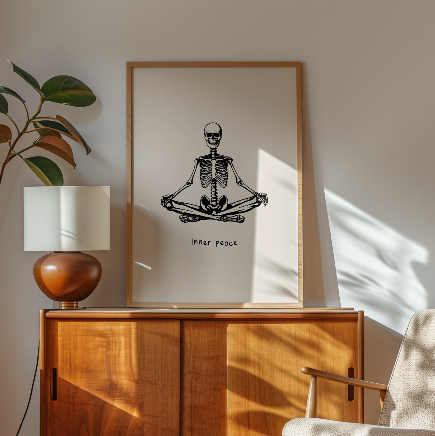 Digital Download | Inner Peace | Black and Cream
