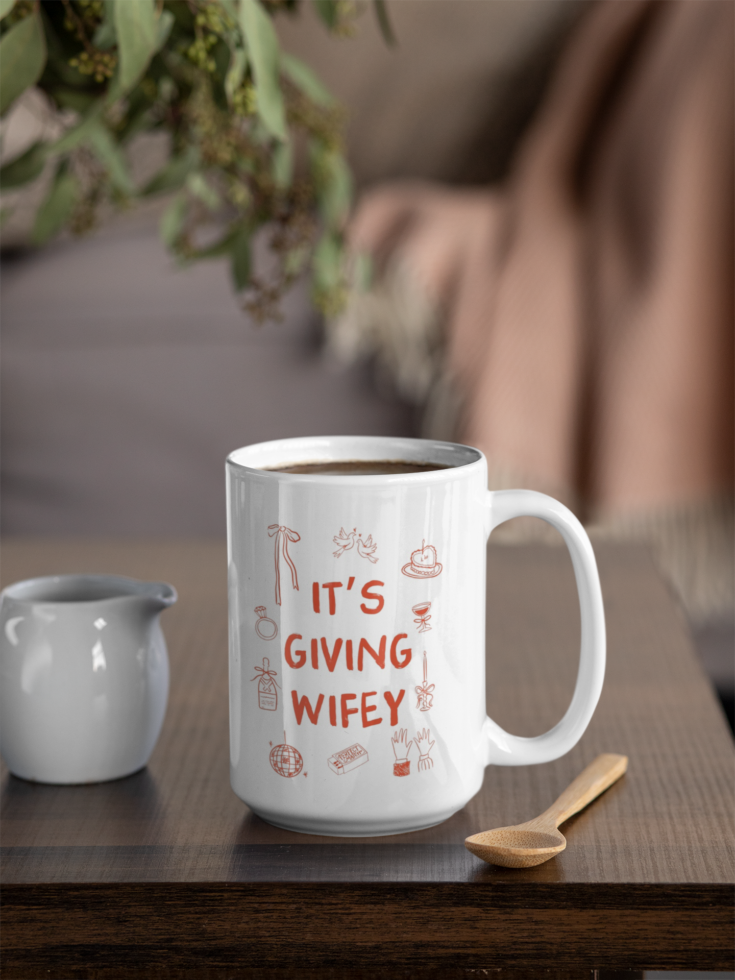 Wisdom & Wonder Designs x Georgina Rose Events | It's Giving Wifey | Ceramic Mug