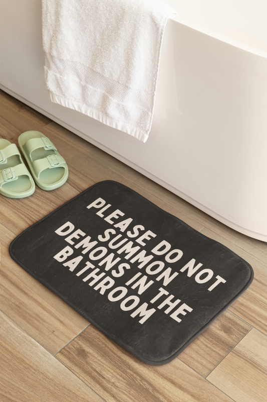 Please Don't Summon The Demons | Bath Mat