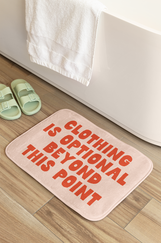 Clothing Is Optional | Bath Mat