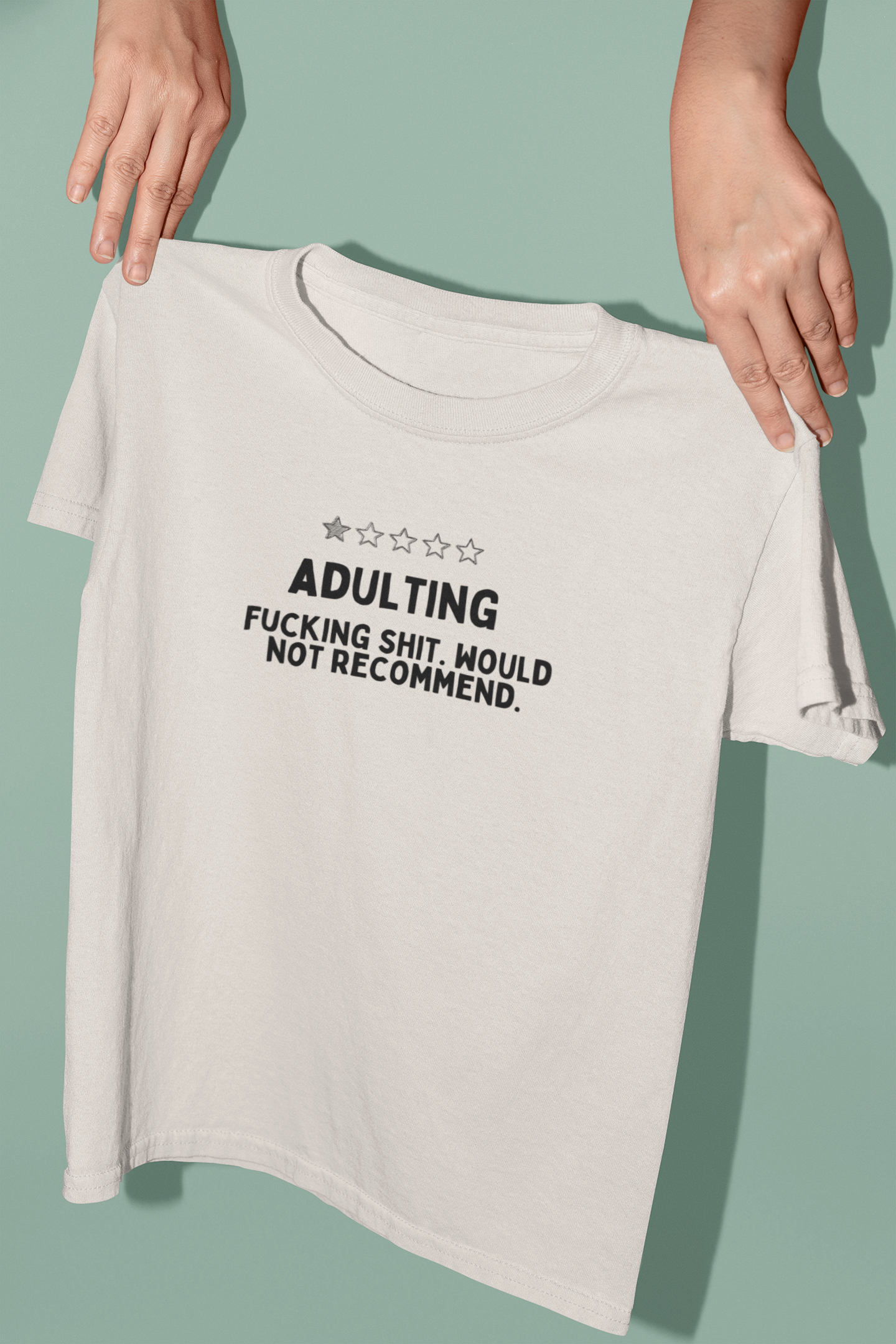 White / XX-Small Product Type | Adulting | Black Graphic | Organic Unisex T Shirt | Wisdom and Wonder Designs