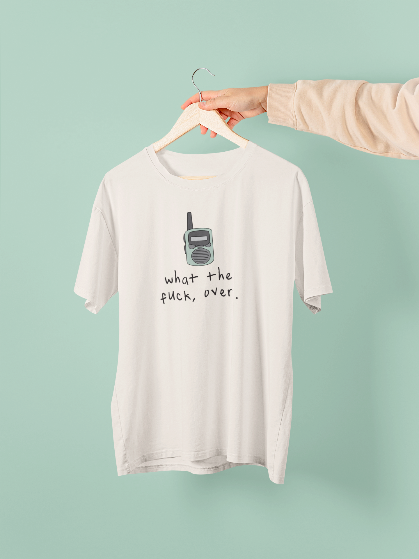 White / XX-Small T Shirt | What The Fuck, Over | Organic Unisex T Shirt | Wisdom and Wonder Designs