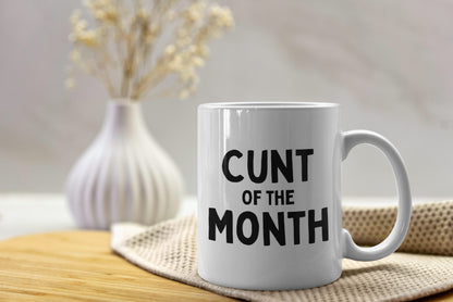 Cunt Of The Month | Black | Ceramic Mug