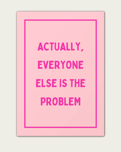 Milkshake-&-Hot-Pink/Unframed